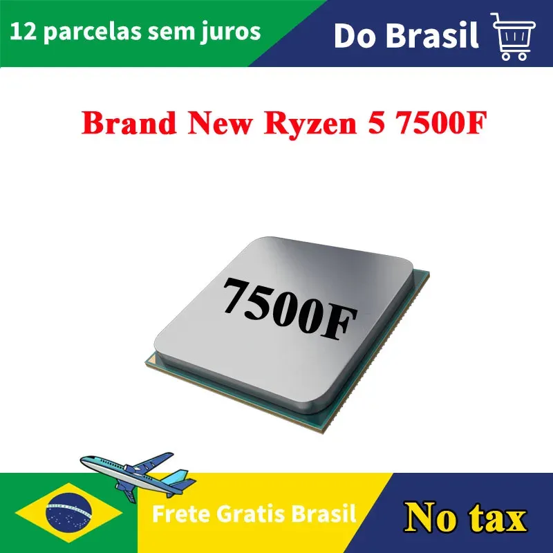 [Brasil/Moedas] Processador Ryzen 5 7500f 6-Cores/12-Threads 5.00ghz Turbo